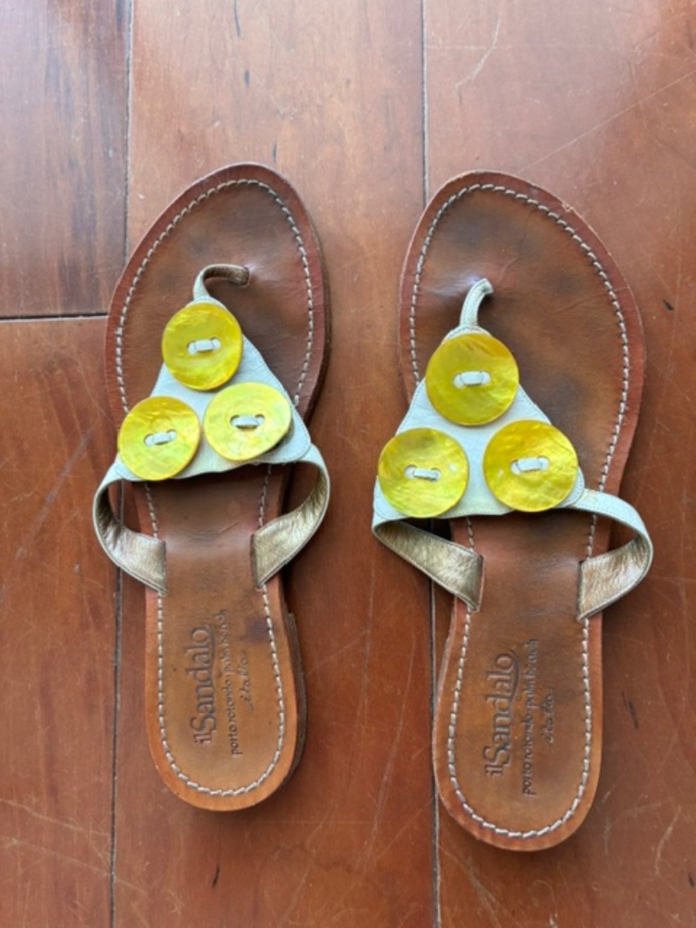 IL SANDALO PALM BEACH HAND MADE WHITE SANDALS